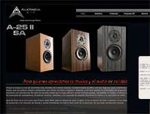 Tablet Screenshot of aletheia-av.com